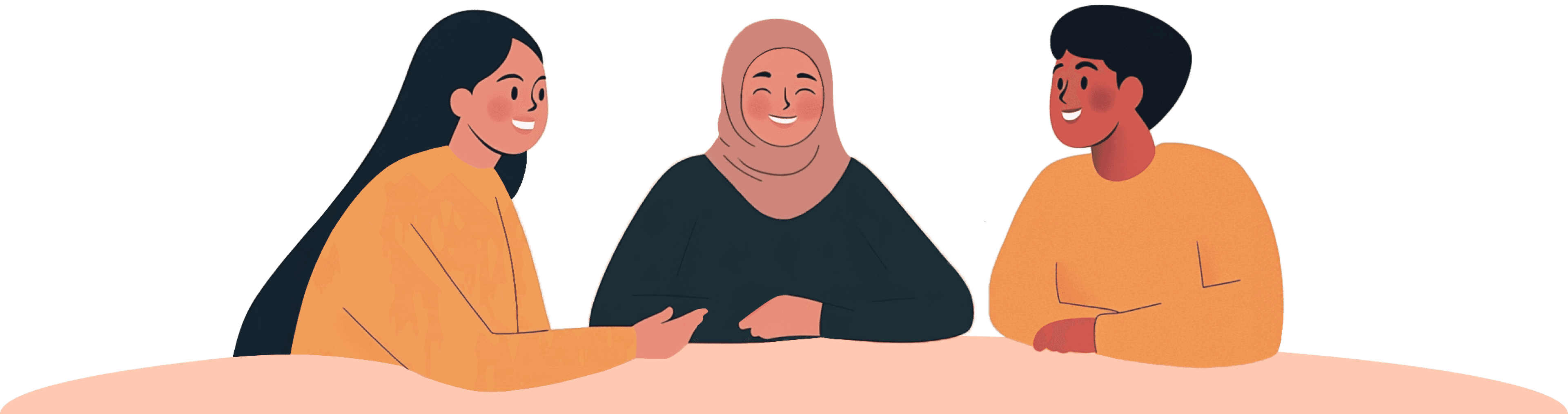Let's work together illustration