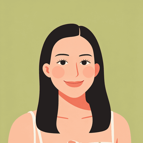 Illustrated portrait of Wei Ching